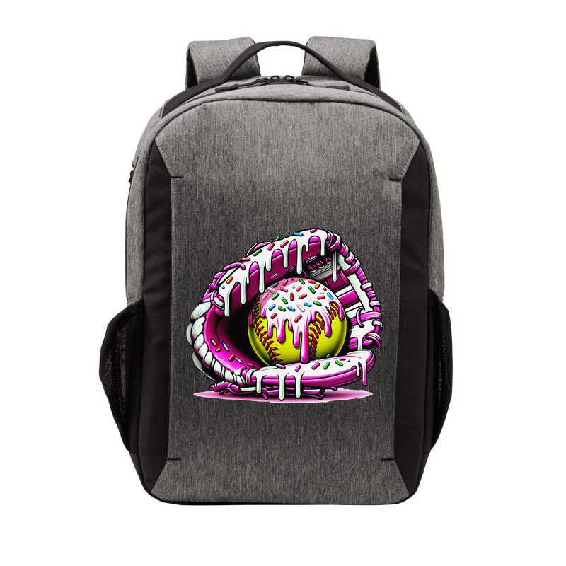Softball  Ice Cream Sprinkles Softball Glove Gift Vector Backpack