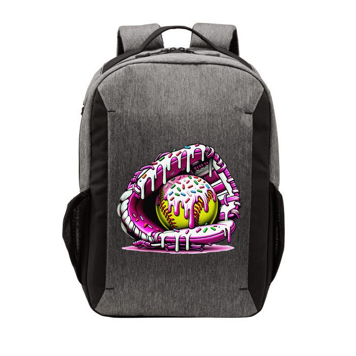 Softball  Ice Cream Sprinkles Softball Glove Gift Vector Backpack