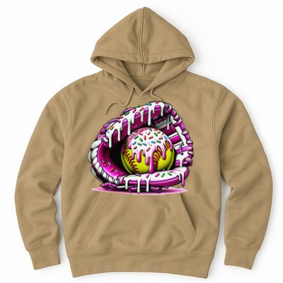 Softball  Ice Cream Sprinkles Softball Glove Gift Hoodie