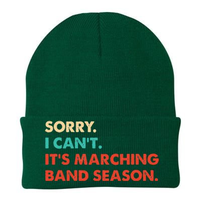 Sorry. I Cant. Its Marching Band Season Marching Band Knit Cap Winter Beanie