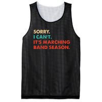 Sorry. I Cant. Its Marching Band Season Marching Band Mesh Reversible Basketball Jersey Tank