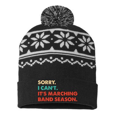 Sorry. I Cant. Its Marching Band Season Marching Band USA-Made Snowflake Beanie