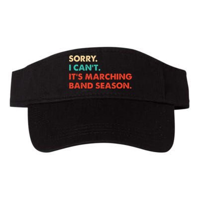 Sorry. I Cant. Its Marching Band Season Marching Band Valucap Bio-Washed Visor