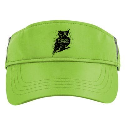 School Is Coming Owl Adult Drive Performance Visor