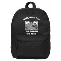 Sorry I CanT Talk IM On The Phone With My Dad Ouija Board 16 in Basic Backpack