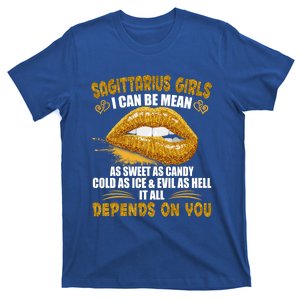 Sagittarius I Can Be Mean Saying Birthday Zodiac Gift T-Shirt