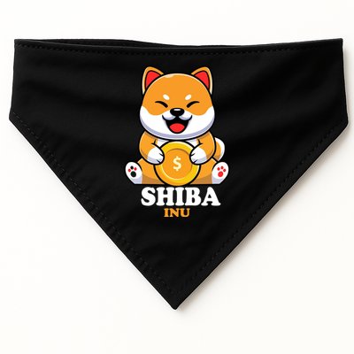 Shiba Inu Crypto Currency Cute USA-Made Doggie Bandana