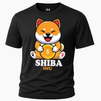 Shiba Inu Crypto Currency Cute Cooling Performance Crew T-Shirt