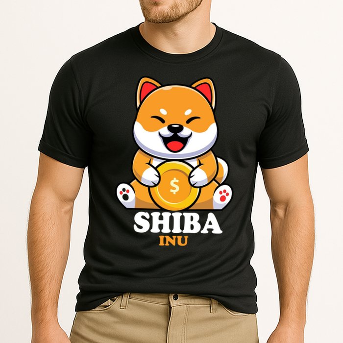 Shiba Inu Crypto Currency Cute Cooling Performance Crew T-Shirt