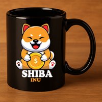 Shiba Inu Crypto Currency Cute 11oz C Handle Ceramic Mug