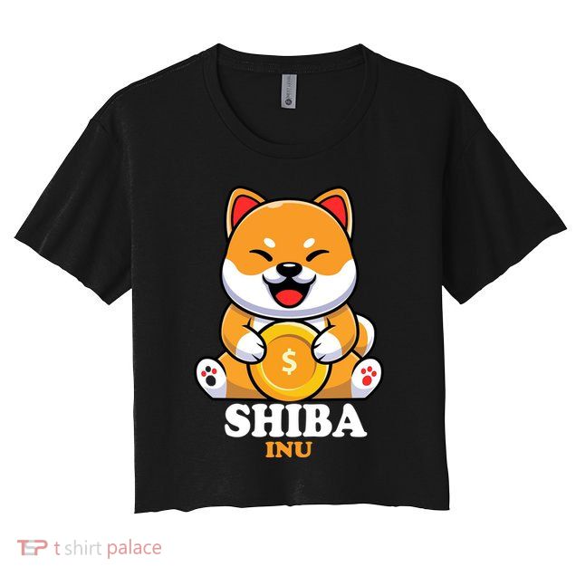 Shiba Inu Crypto Currency Cute Crop Top