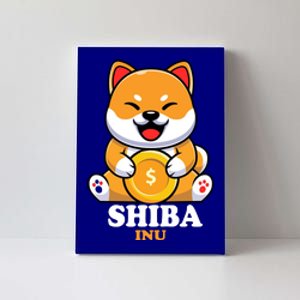 Shiba Inu Crypto Currency Cute Canvas