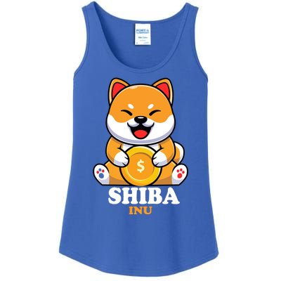 Shiba Inu Crypto Currency Cute Ladies Essential Tank