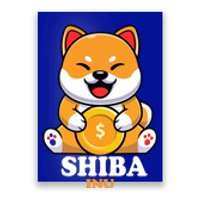 Shiba Inu Crypto Currency Cute Poster