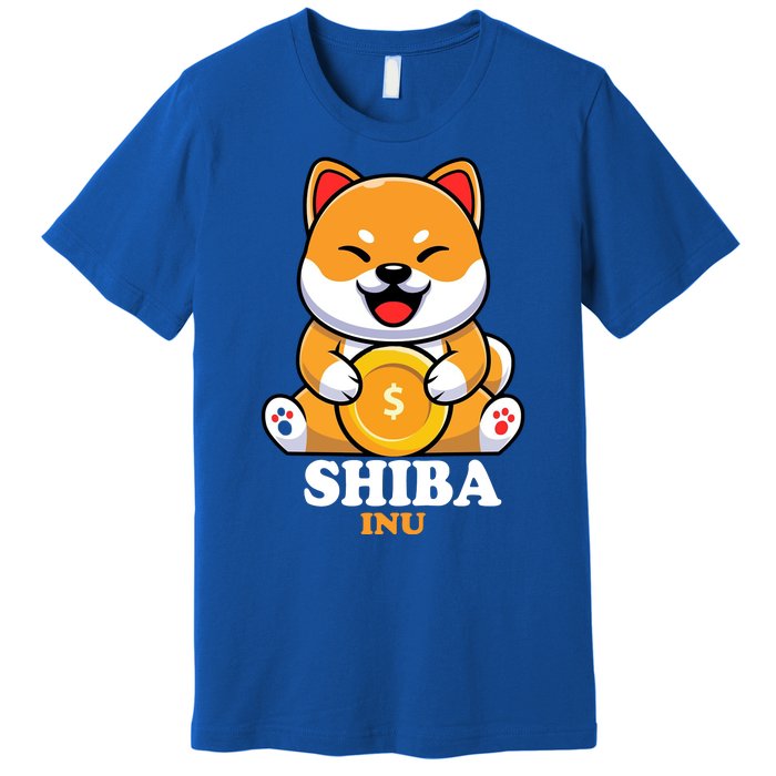 Shiba Inu Crypto Currency Cute Premium T-Shirt