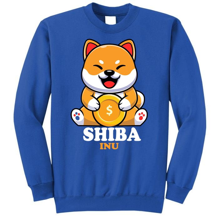 Shiba Inu Crypto Currency Cute Tall Sweatshirt