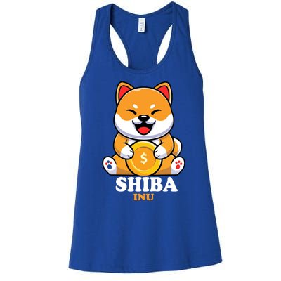 Shiba Inu Crypto Currency Cute Women's Racerback Tank