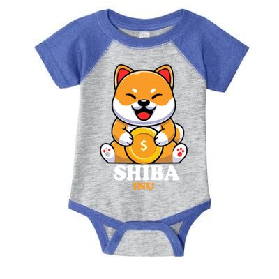 Shiba Inu Crypto Currency Cute Infant Baby Jersey Bodysuit