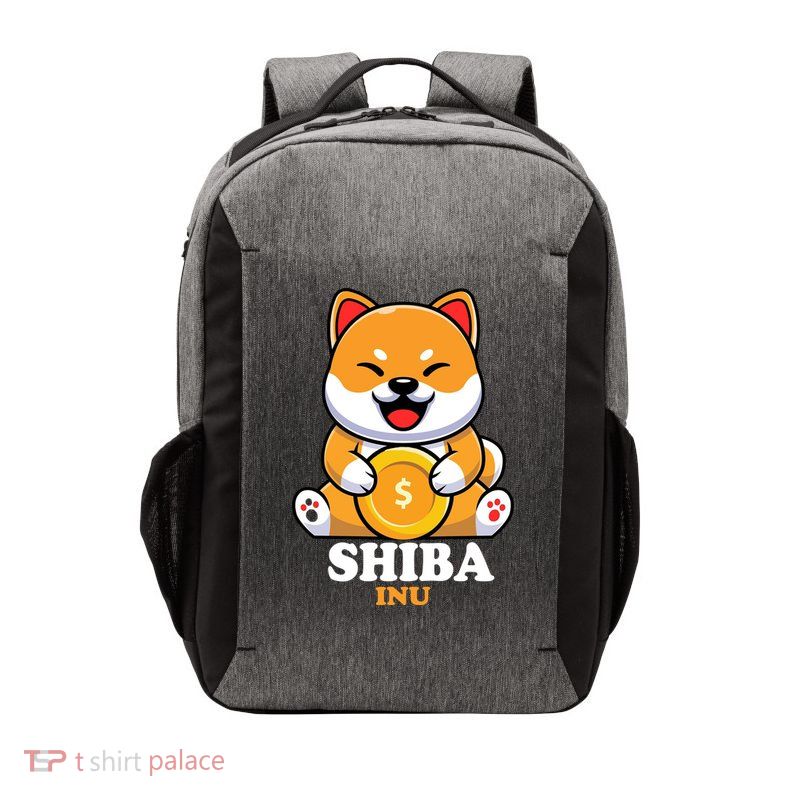 Shiba Inu Crypto Currency Cute Vector Backpack