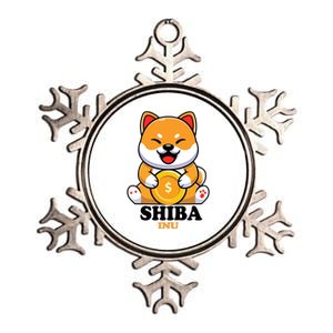 Shiba Inu Crypto Currency Cute Metallic Star Ornament