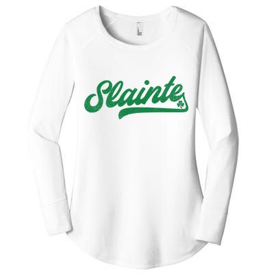 Slainte Irish Cheers Women's Perfect Tri Tunic Long Sleeve Shirt