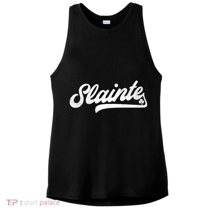 Slainte Irish Cheers Ladies PosiCharge Tri-Blend Wicking Tank