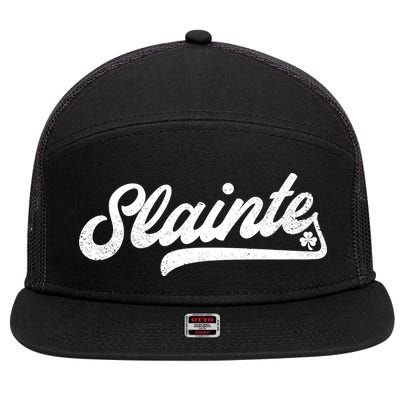 Slainte Irish Cheers 7 Panel Mesh Trucker Snapback Hat