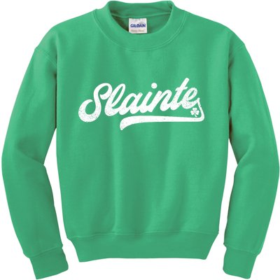 Slainte Irish Cheers Kids Sweatshirt