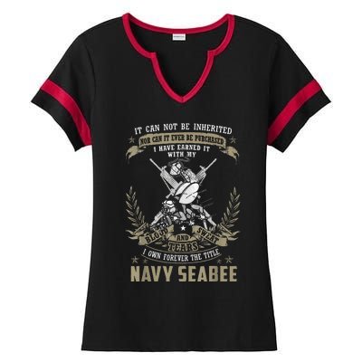 S.E.A.B.E.E It Can Not Be Inherited Or Purchase Ladies Halftime Notch Neck Tee