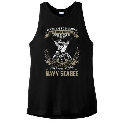 S.E.A.B.E.E It Can Not Be Inherited Or Purchase Ladies PosiCharge Tri-Blend Wicking Tank