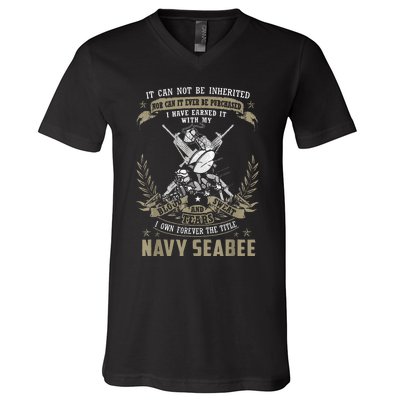 S.E.A.B.E.E It Can Not Be Inherited Or Purchase V-Neck T-Shirt