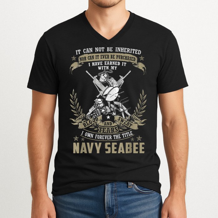 S.E.A.B.E.E It Can Not Be Inherited Or Purchase V-Neck T-Shirt