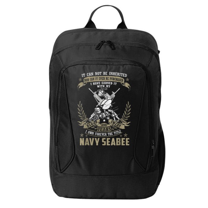 S.E.A.B.E.E It Can Not Be Inherited Or Purchase City Backpack