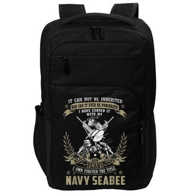 S.E.A.B.E.E It Can Not Be Inherited Or Purchase Impact Tech Backpack