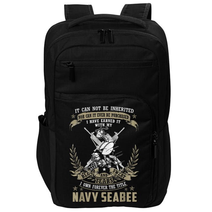 S.E.A.B.E.E It Can Not Be Inherited Or Purchase Impact Tech Backpack