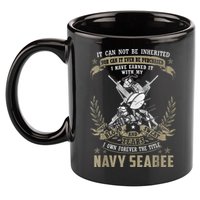 S.E.A.B.E.E It Can Not Be Inherited Or Purchase 11oz C Handle Ceramic Mug