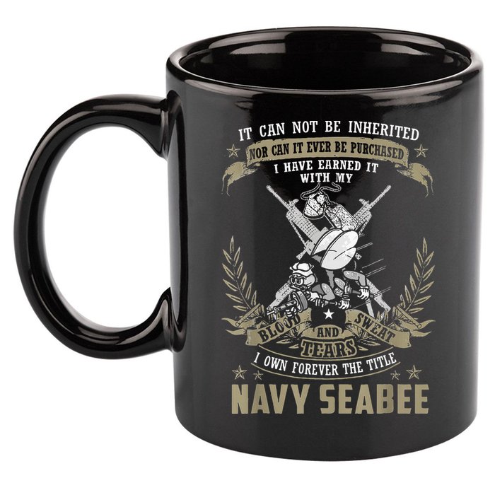 S.E.A.B.E.E It Can Not Be Inherited Or Purchase 11oz C Handle Ceramic Mug