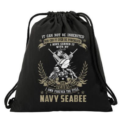 S.E.A.B.E.E It Can Not Be Inherited Or Purchase Drawstring Bag