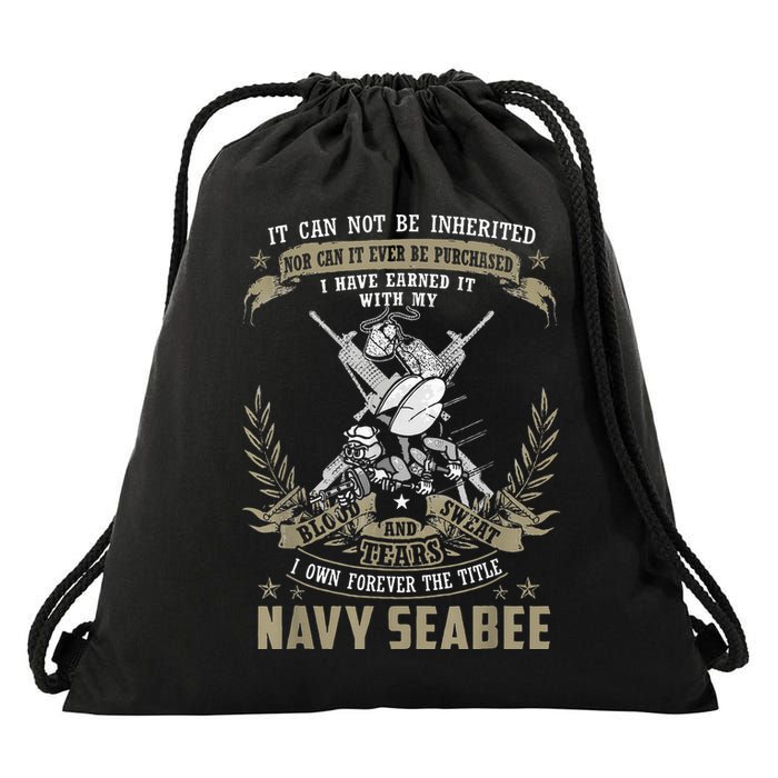 S.E.A.B.E.E It Can Not Be Inherited Or Purchase Drawstring Bag