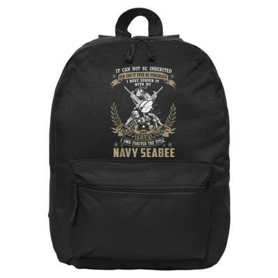 S.E.A.B.E.E It Can Not Be Inherited Or Purchase 16 in Basic Backpack
