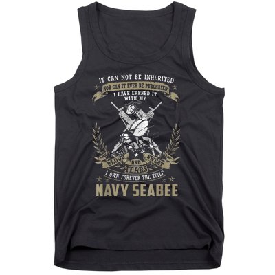 S.E.A.B.E.E It Can Not Be Inherited Or Purchase Tank Top