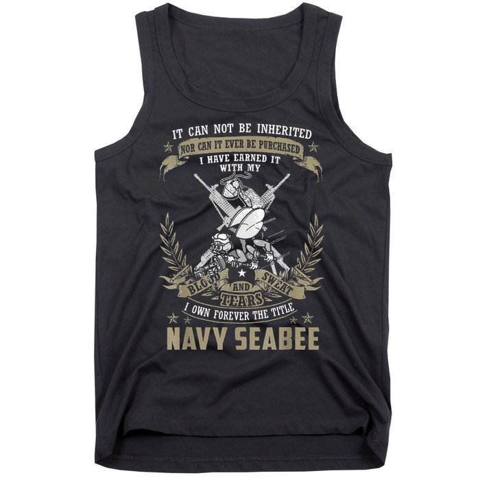 S.E.A.B.E.E It Can Not Be Inherited Or Purchase Tank Top