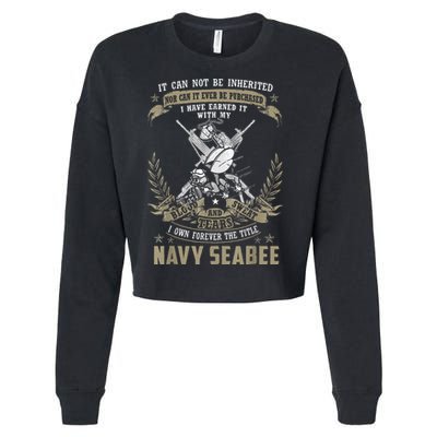 S.E.A.B.E.E It Can Not Be Inherited Or Purchase Cropped Pullover Crew