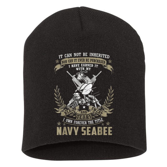 S.E.A.B.E.E It Can Not Be Inherited Or Purchase Short Acrylic Beanie