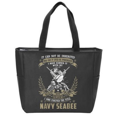 S.E.A.B.E.E It Can Not Be Inherited Or Purchase Zip Tote Bag