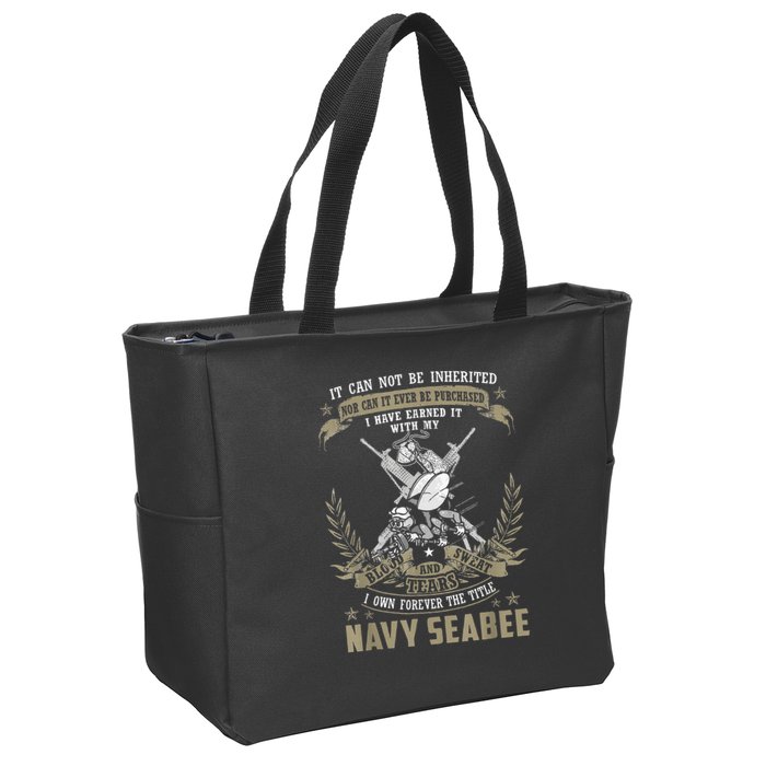S.E.A.B.E.E It Can Not Be Inherited Or Purchase Zip Tote Bag