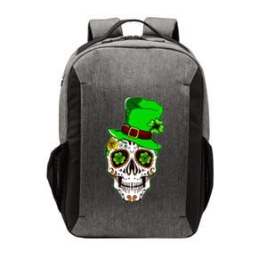 Sugar Irish Clover Skull St Patricks Day Vector Backpack