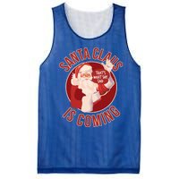 Santa Is Coming Thats What She Said Mesh Reversible Basketball Jersey Tank