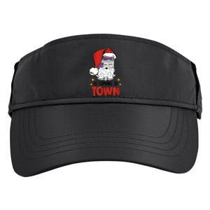 Sani-Cloth Is Coming To Town Funny Christmas Nurse Nursing Adult Drive Performance Visor