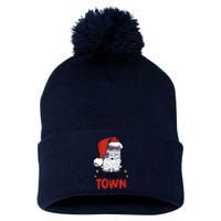 Sani-Cloth Is Coming To Town Funny Christmas Nurse Nursing Pom Pom 12in Knit Beanie